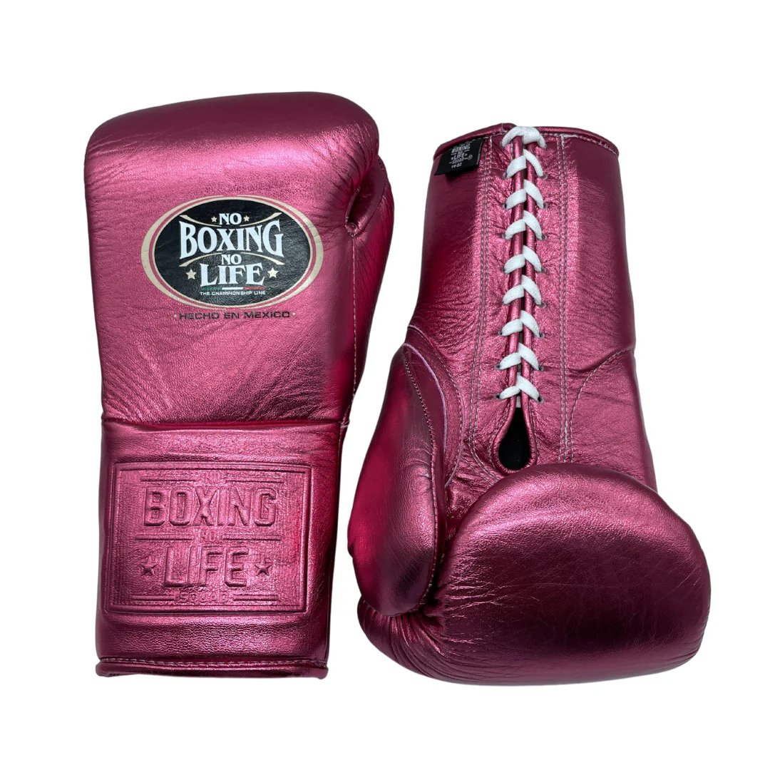 No Boxing No Life Glove - online, NBNL Boxing Gloves, Leather Gloves Limited Edition Dark Pink