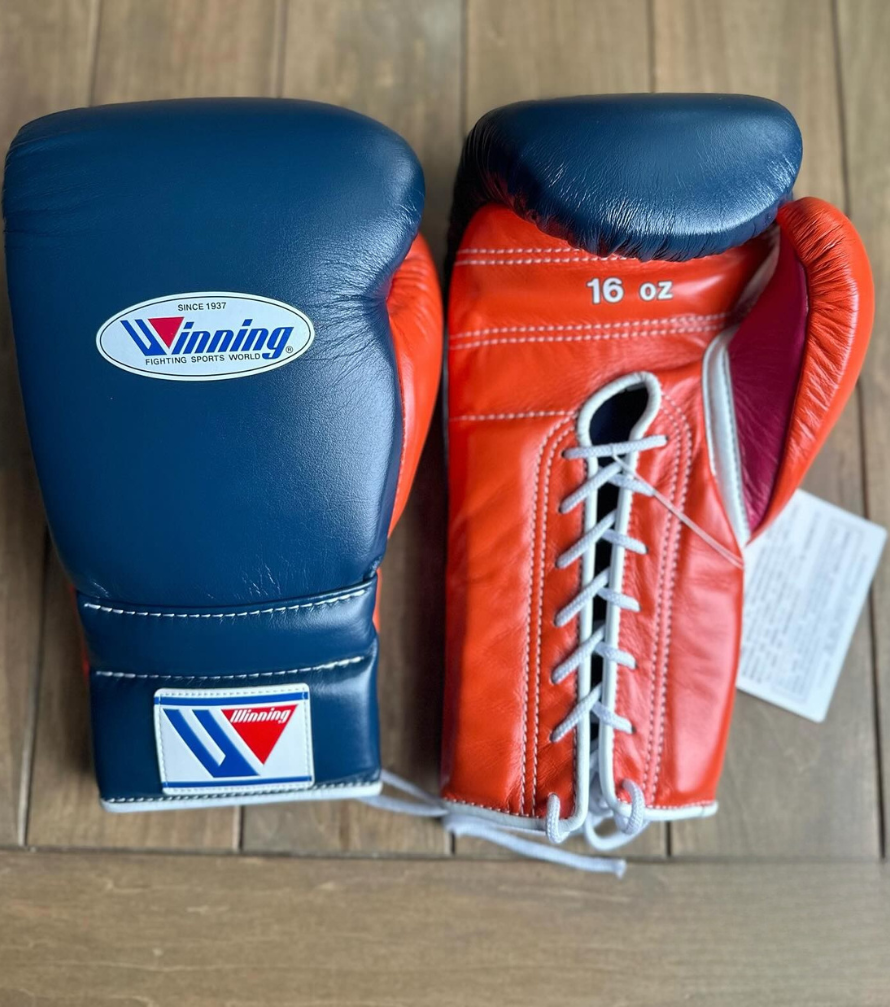 Winning boxing gloves, Blue/Red christmas gift for mens Thanksgiving gifts for him