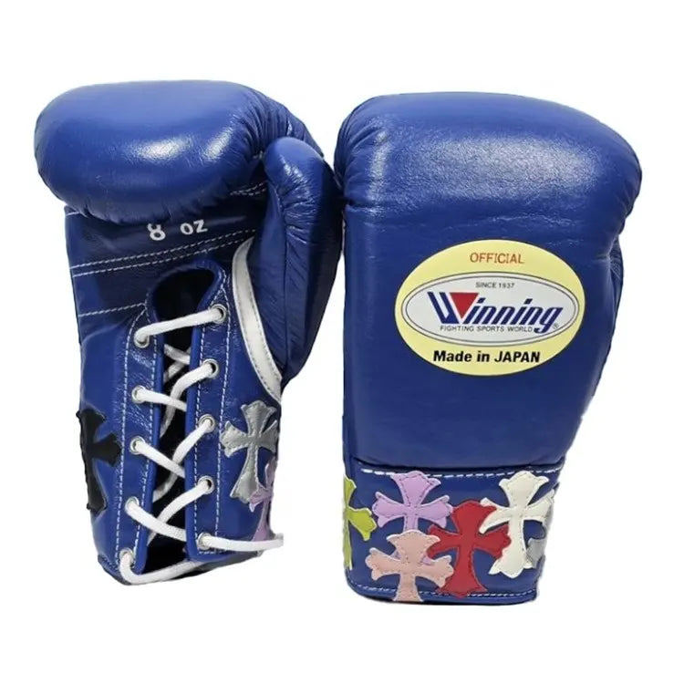 Winning boxing gloves, Blue christmas gift for mens Thanksgiving gifts for him