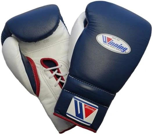 Winning boxing gloves, Blue/White christmas gift for mens Thanksgiving gifts for him