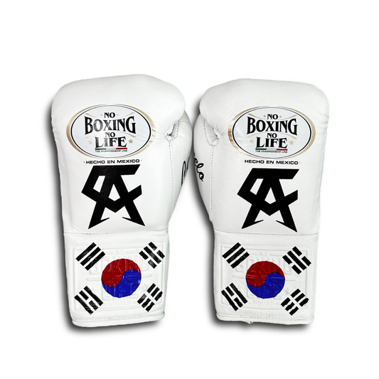 No Boxing No Life Glove - online, NBNL Boxing Gloves, Leather Gloves Limited Edition White