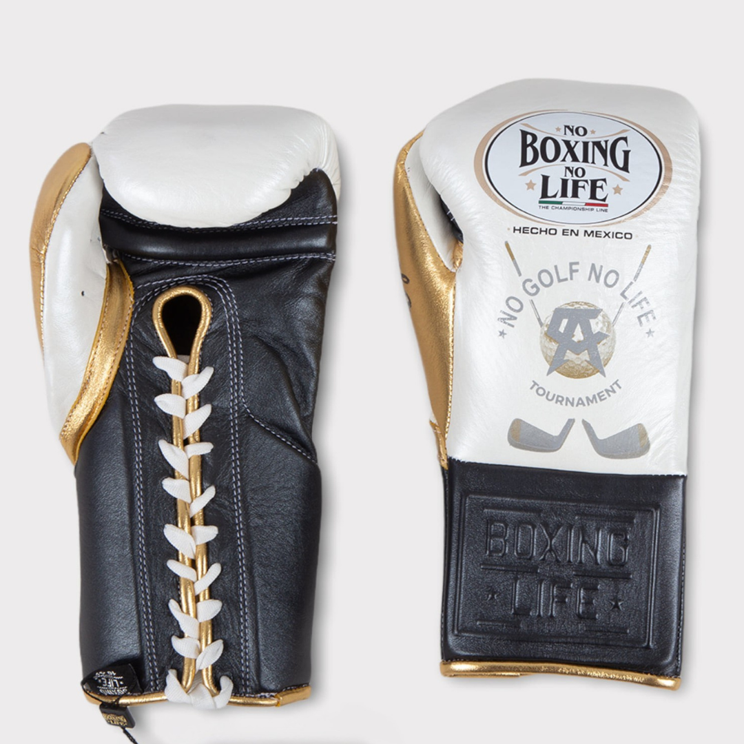 No Boxing No Life Glove - online, NBNL Boxing Gloves, Leather Gloves Limited Edition White/Black