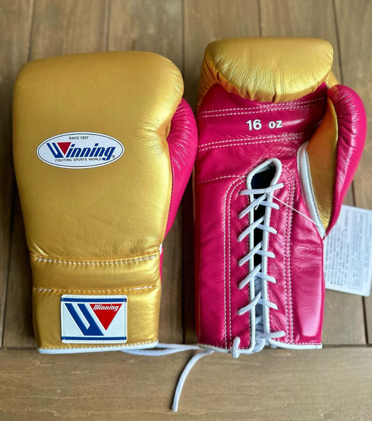 Winning boxing gloves, Pink/Gold christmas gift for mens Thanksgiving gifts for him