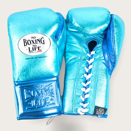 No Boxing No Life Glove - online, NBNL Boxing Gloves, Leather Gloves Limited Edition Sky Blue
