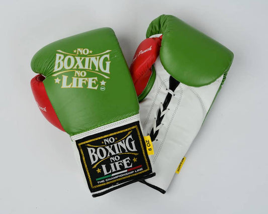No Boxing No Life Glove - online, NBNL Boxing Gloves, Leather Gloves Limited Edition Green