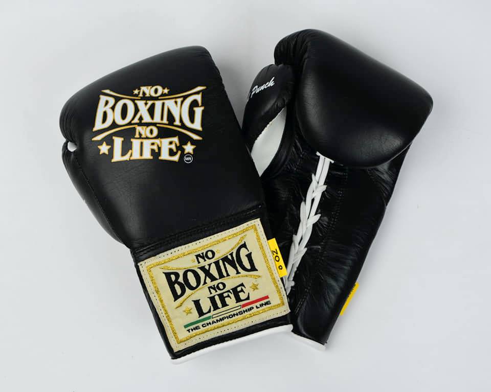 No Boxing No Life Glove - online, NBNL Boxing Gloves, Leather Gloves Limited Edition Black