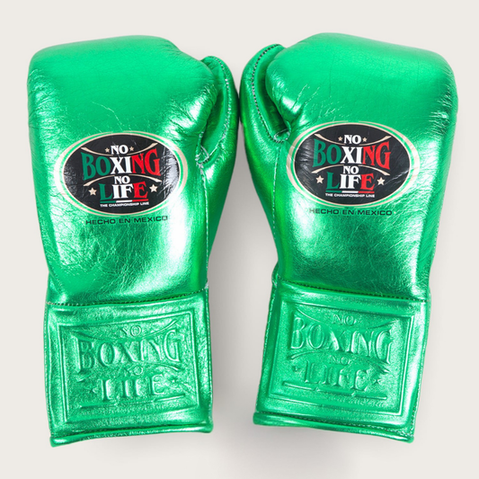 No Boxing No Life Glove - online, NBNL Boxing Gloves, Leather Gloves Limited Edition Green