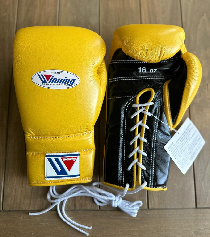 Winning boxing gloves, Yellow/Black christmas gift for mens Thanksgiving gifts for him