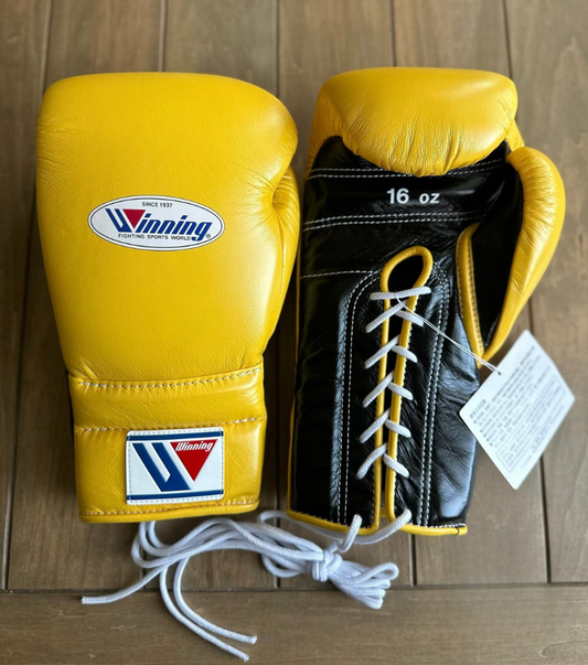 Winning boxing gloves, Yellow/Black christmas gift for mens Thanksgiving gifts for him