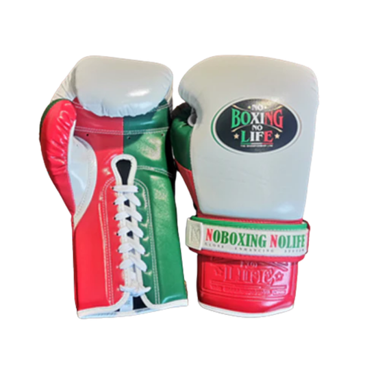 No Boxing No Life Glove - online, NBNL Boxing Gloves, Leather Gloves Limited Edition White/Red