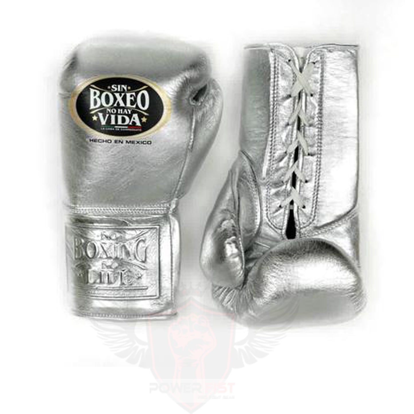 No Boxing No Life Glove - online, NBNL Boxing Gloves, Leather Gloves Limited Edition Silver