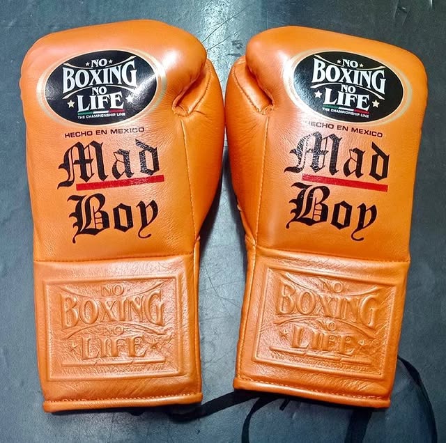 No Boxing No Life Glove - online, NBNL Boxing Gloves, Leather Gloves Limited Edition Orange