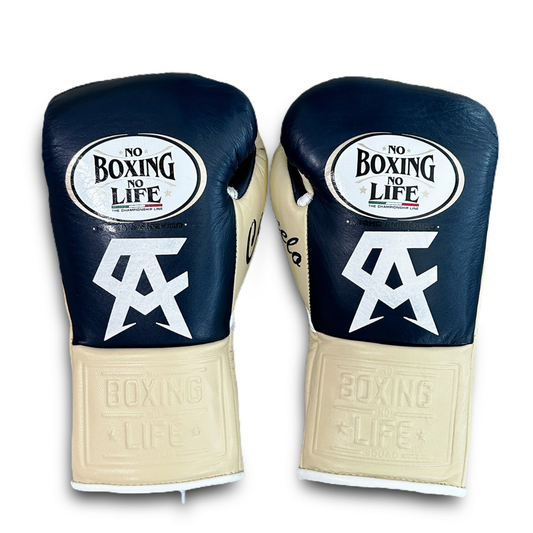 No Boxing No Life Glove - online, NBNL Boxing Gloves, Leather Gloves Limited Edition Dark Blue/Skin