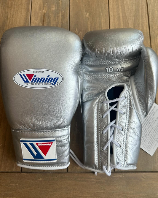 Winning boxing gloves, Silver christmas gift for mens Thanksgiving gifts for him