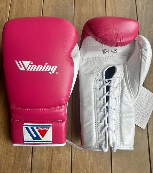 Winning boxing gloves, Pink/White christmas gift for mens Thanksgiving gifts for him