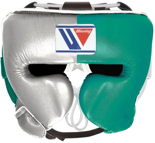 Winning Head Guard, Customizable winning Head guard Silver/Green