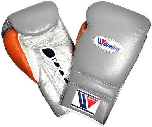 Winning boxing gloves, Grey/Orange christmas gift for mens Thanksgiving gifts for him