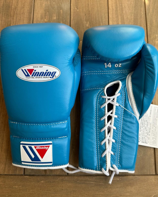 Winning boxing gloves, Blue christmas gift for mens Thanksgiving gifts for him