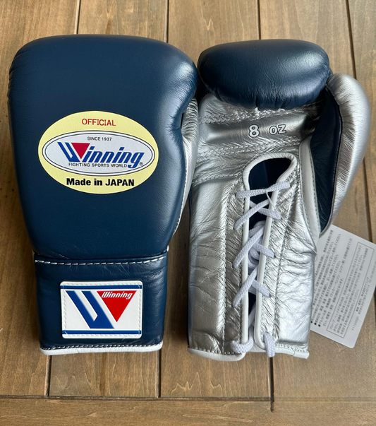 Winning boxing gloves, Blue christmas gift for mens Thanksgiving gifts for him