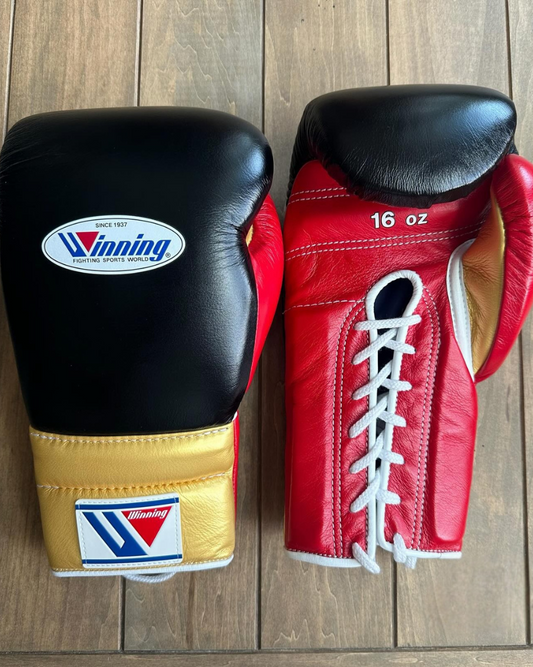 Winning boxing gloves, Black/Red christmas gift for mens Thanksgiving gifts for him