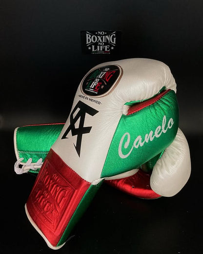 No Boxing No Life Glove - online, NBNL Boxing Gloves, Leather Gloves Limited Edition White/Red