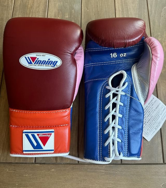 Winning boxing gloves, Maroon/Blue christmas gift for mens Thanksgiving gifts for him