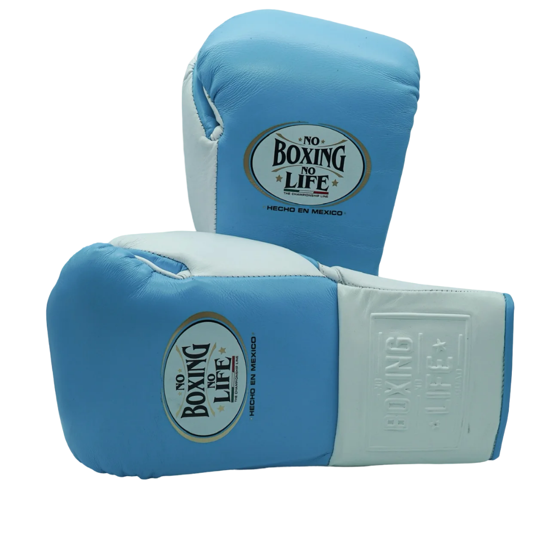 No Boxing No Life Glove - online, NBNL Boxing Gloves, Leather Gloves Limited Edition Blue/White