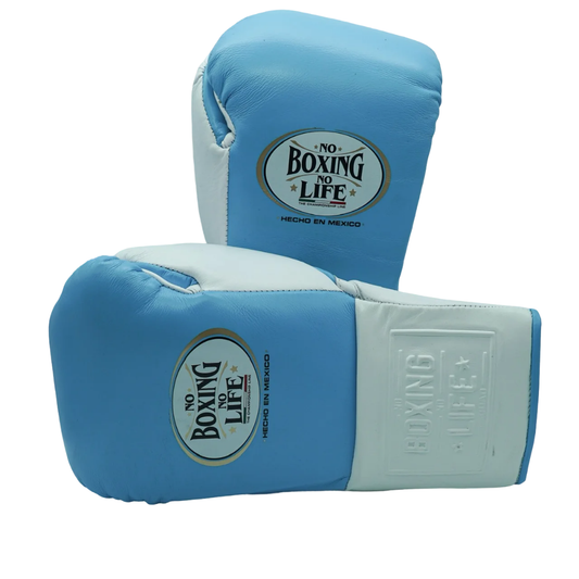 No Boxing No Life Glove - online, NBNL Boxing Gloves, Leather Gloves Limited Edition Blue/White