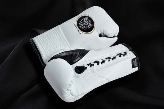 No Boxing No Life Glove - online, NBNL Boxing Gloves, Leather Gloves Limited Edition White