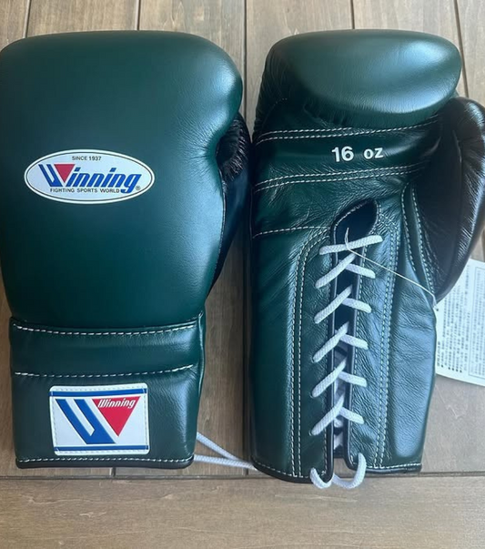 Winning boxing gloves, Dark Green christmas gift for mens Thanksgiving gifts for him