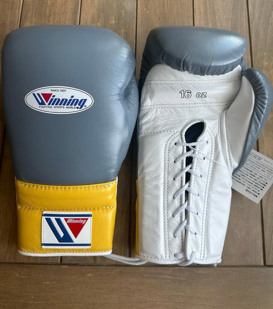 Winning boxing gloves, White/Grey christmas gift for mens Thanksgiving gifts for him