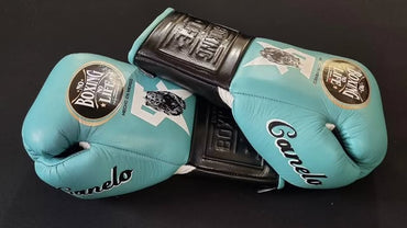 No Boxing No Life Glove - online, NBNL Boxing Gloves, Leather Gloves Limited Edition Sky Blue/Black