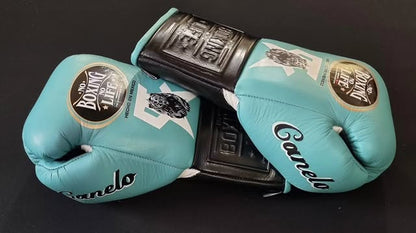 No Boxing No Life Glove - online, NBNL Boxing Gloves, Leather Gloves Limited Edition Sky Blue/Black