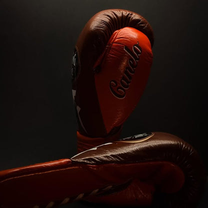 No Boxing No Life Glove - online, NBNL Boxing Gloves, Leather Gloves Limited Edition Brown/Orange