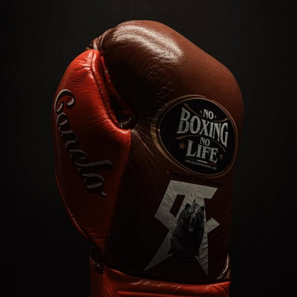 No Boxing No Life Glove - online, NBNL Boxing Gloves, Leather Gloves Limited Edition Brown/Orange