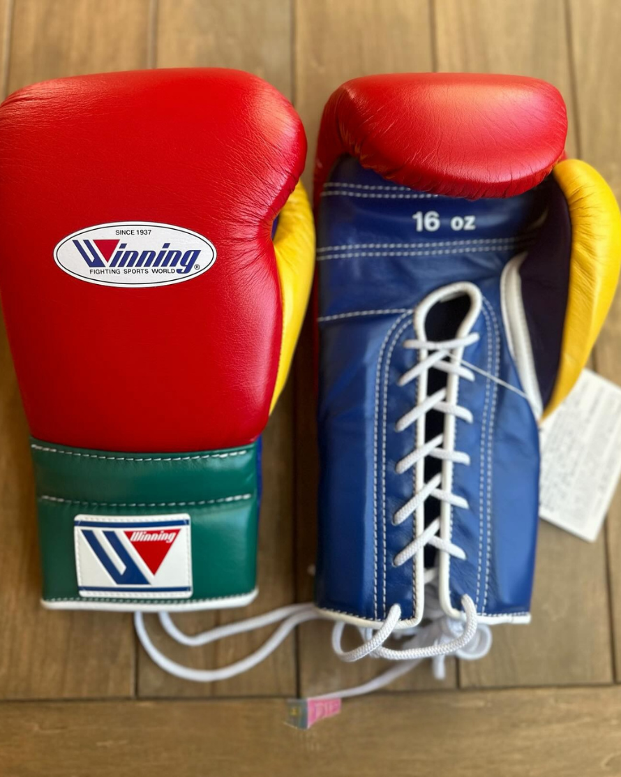 Winning boxing gloves, Red/Blue christmas gift for mens Thanksgiving gifts for him