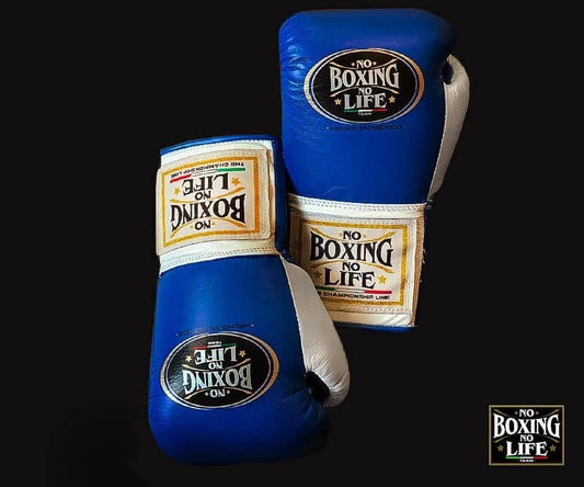 No Boxing No Life Glove - online, NBNL Boxing Gloves, Leather Gloves Limited Edition Blue