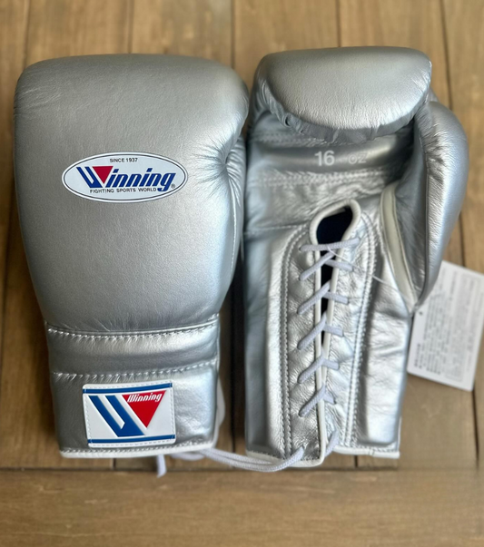 Winning boxing gloves, Silver christmas gift for mens Thanksgiving gifts for him