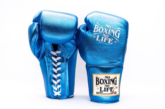 No Boxing No Life Glove - online, NBNL Boxing Gloves, Leather Gloves Limited Edition Blue