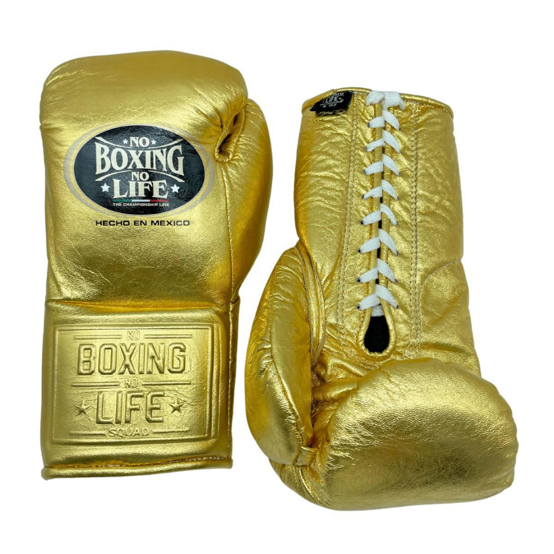 No Boxing No Life Glove - online, NBNL Boxing Gloves, Leather Gloves Limited Edition Golden