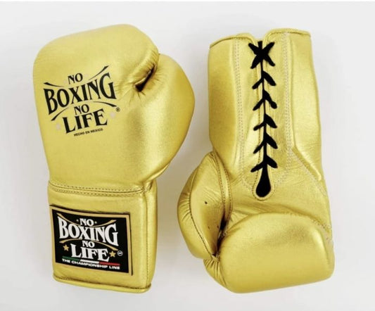 No Boxing No Life Glove - online, NBNL Boxing Gloves, Leather Gloves Limited Edition Gold