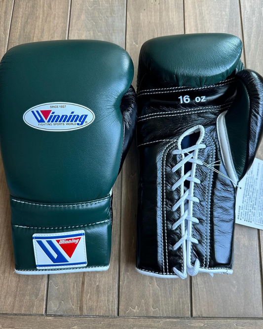 Winning boxing gloves, Green christmas gift for mens Thanksgiving gifts for him
