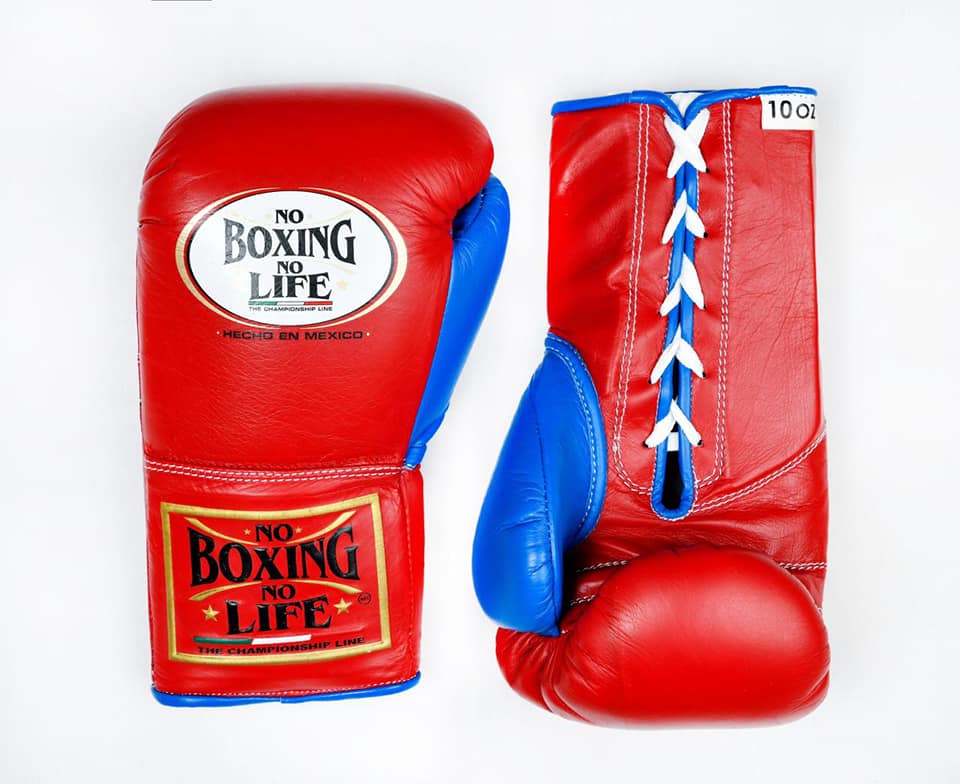 No Boxing No Life Glove - online, NBNL Boxing Gloves, Leather Gloves Limited Edition Red/Blue
