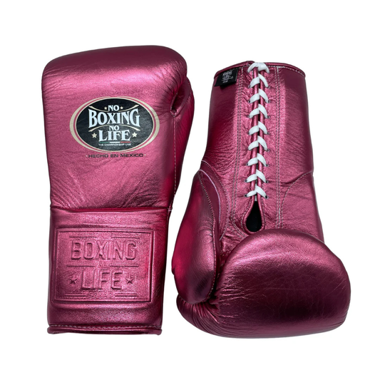 No Boxing No Life Glove - online, NBNL Boxing Gloves, Leather Gloves Limited Edition Dark Pink