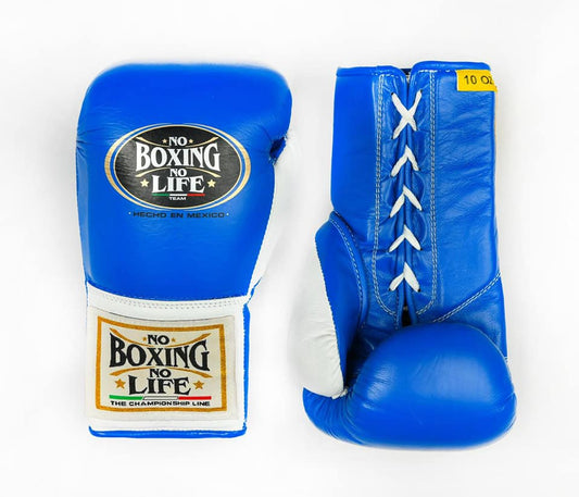 No Boxing No Life Glove - online, NBNL Boxing Gloves, Leather Gloves Limited Edition Blue/White