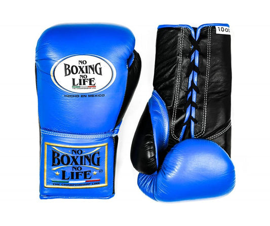 No Boxing No Life Glove - online, NBNL Boxing Gloves, Leather Gloves Limited Edition Blue/Black