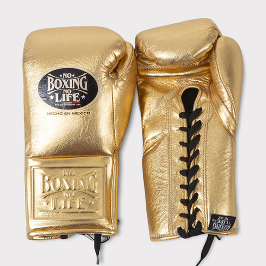 No Boxing No Life Glove - online, NBNL Boxing Gloves, Leather Gloves Limited Edition Gold