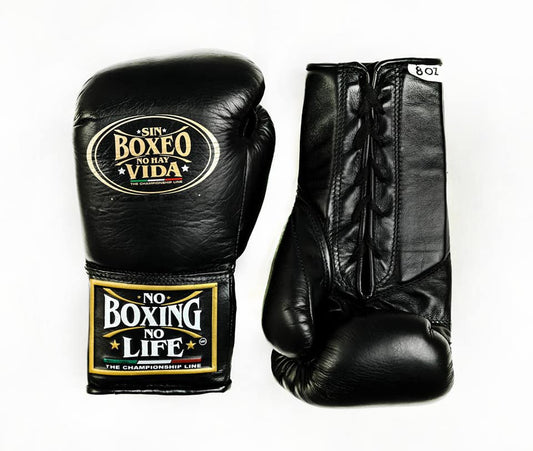 No Boxing No Life Glove - online, NBNL Boxing Gloves, Leather Gloves Limited Edition Black