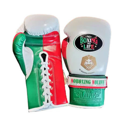 No Boxing No Life Glove - online, NBNL Boxing Gloves, Leather Gloves Limited Edition White/Red