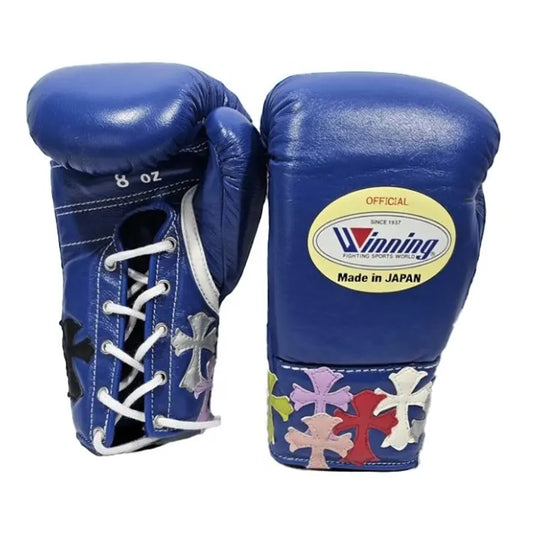 Winning boxing gloves, Blue christmas gift for mens Thanksgiving gifts for him